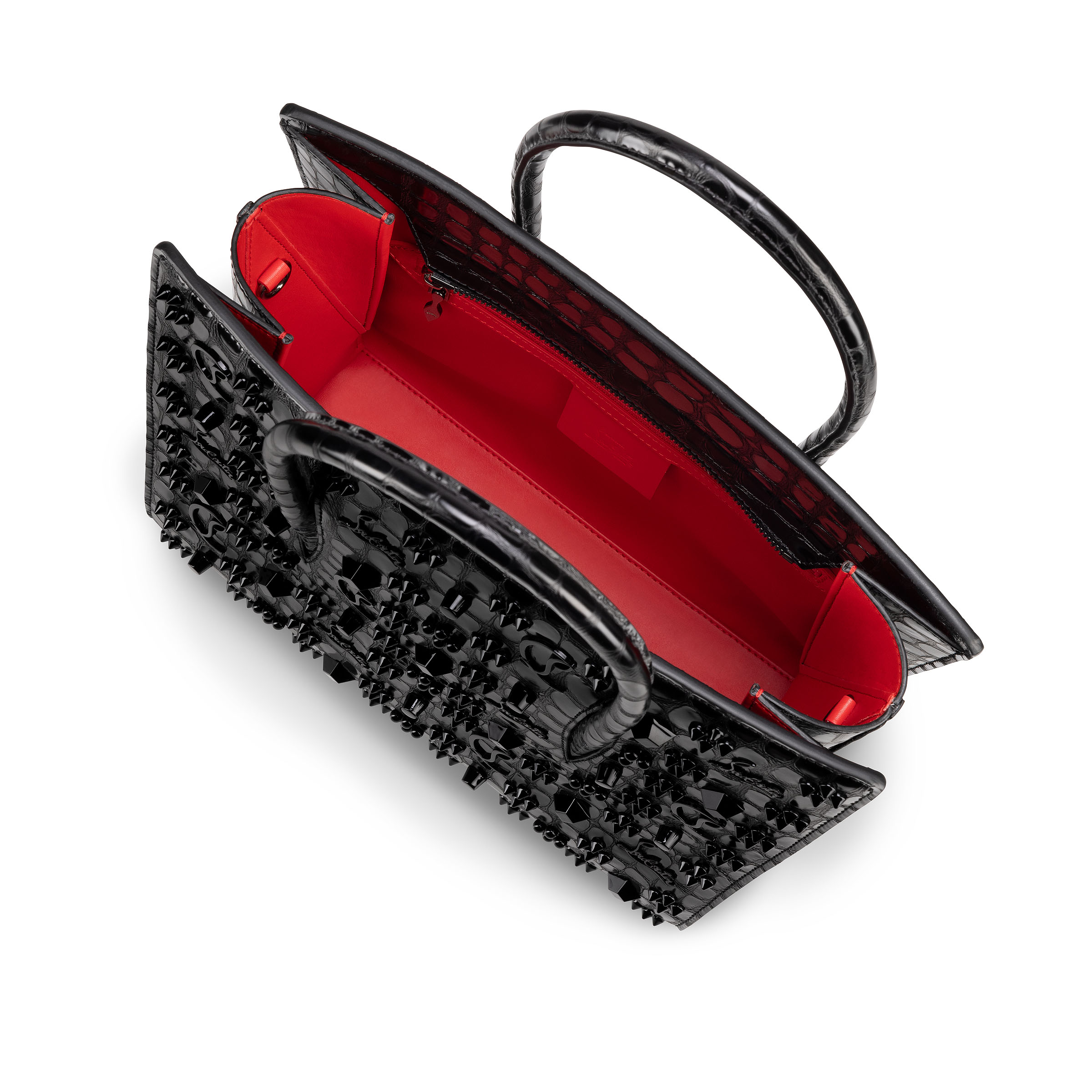 通販でクリスマス - bag handle Top - medium Paloma Alligator calf embossed メッセンジャーバッグ