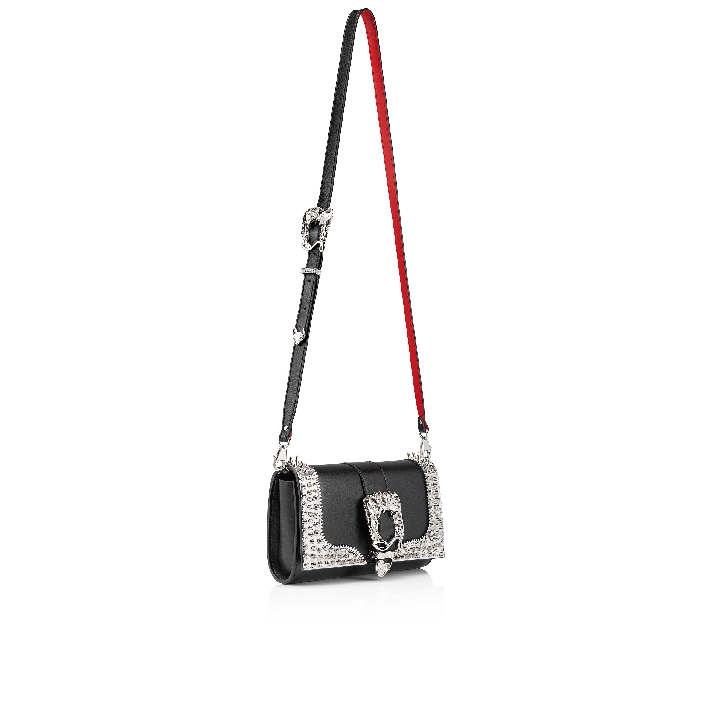 Louboutin spike clutch bag best sale
