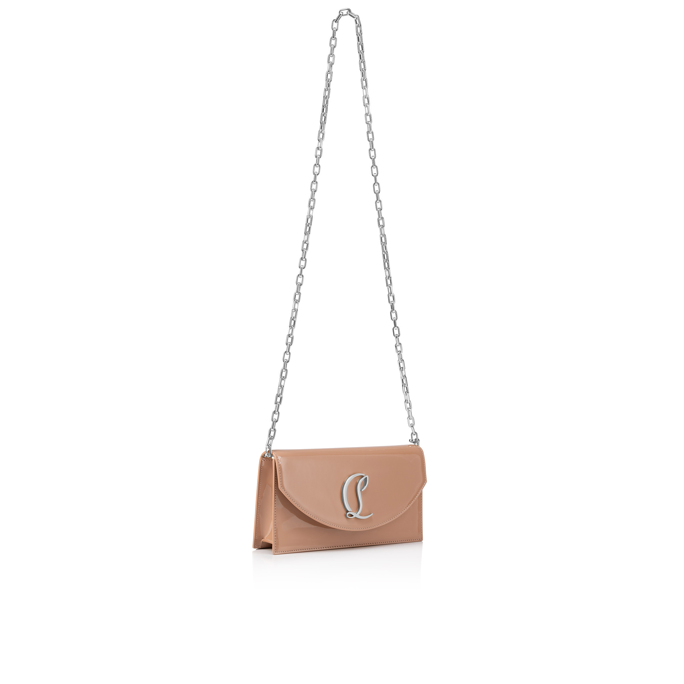 Loubi54 - Clutch - Patent leather - Blush - Christian Loubi54 - Clutch - Patent leather - Blush - Christian