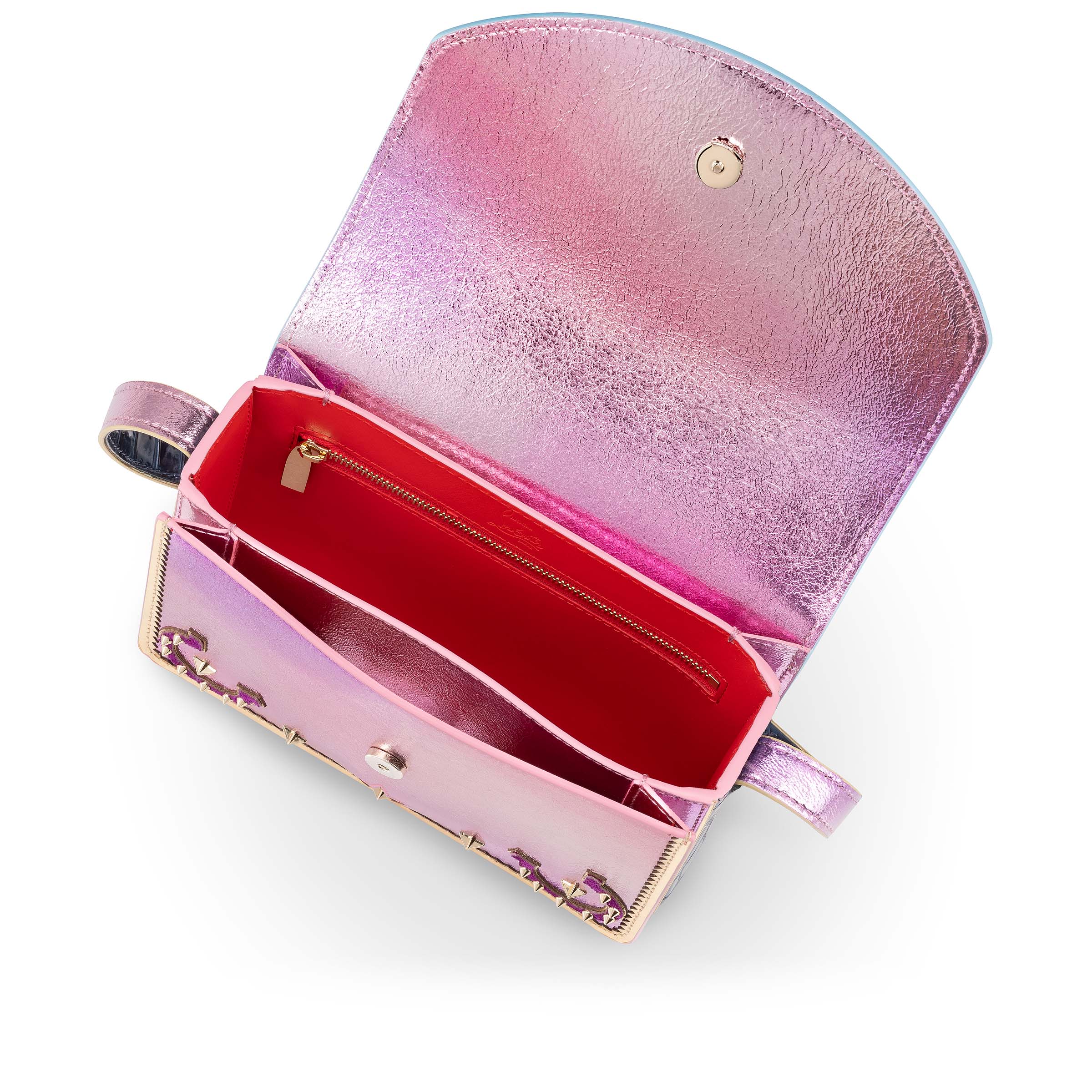 Loubi54 Giddy - Crossbody Bag - Calf leather and laminated