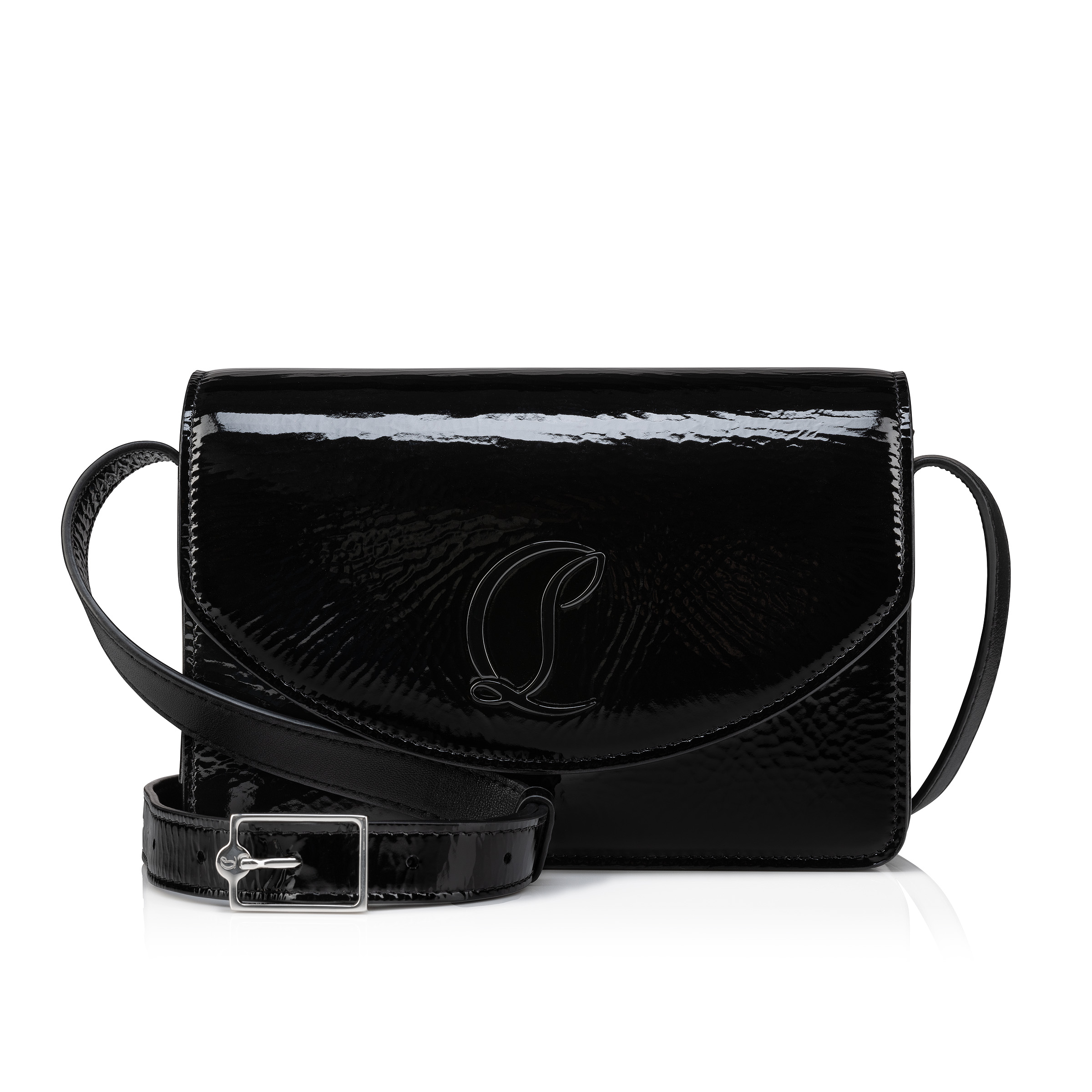 Loubi54 - Crossbody bag - Vog patent leather - Black