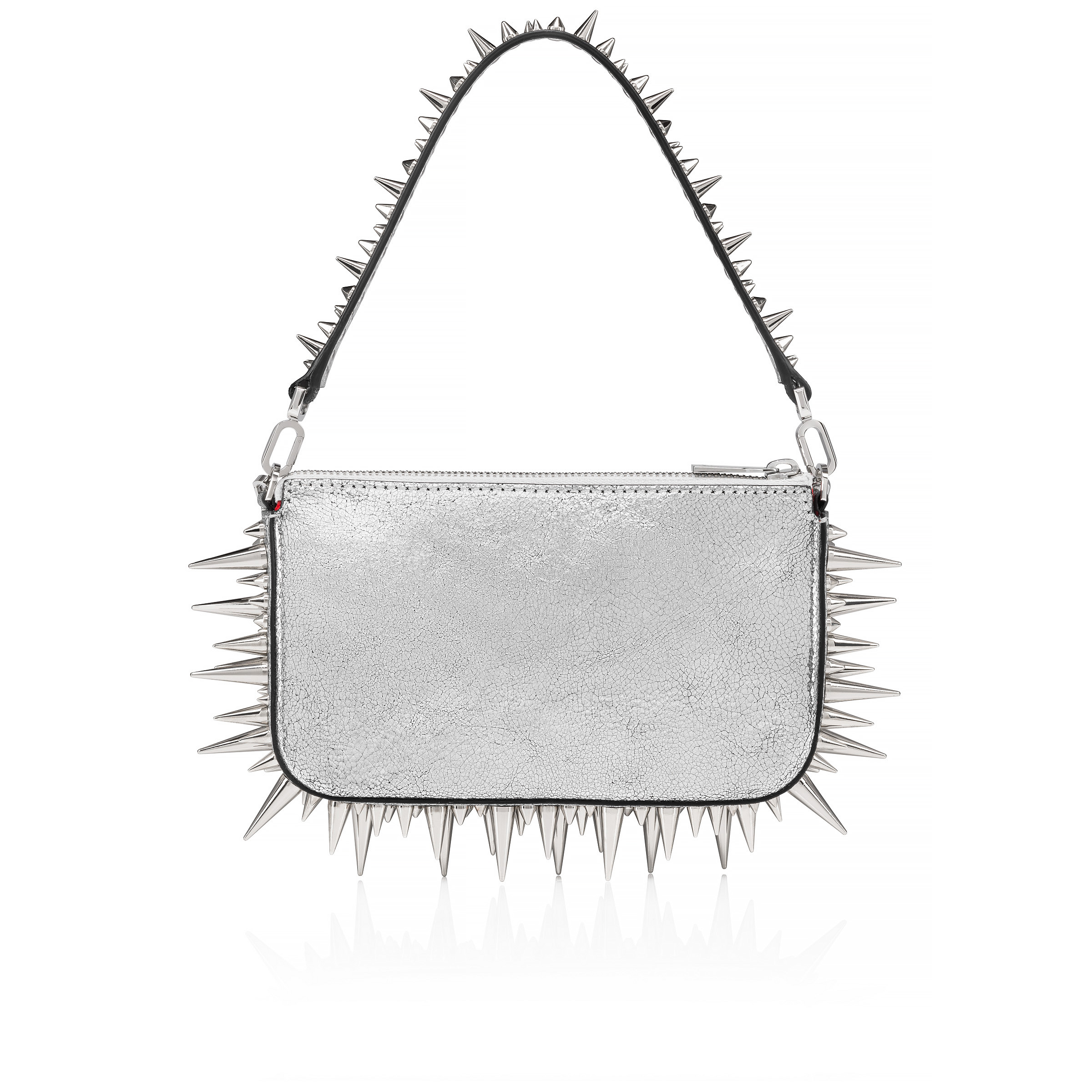 Loubila Mini - Shoulder bag - Manoir laminated nappa leather