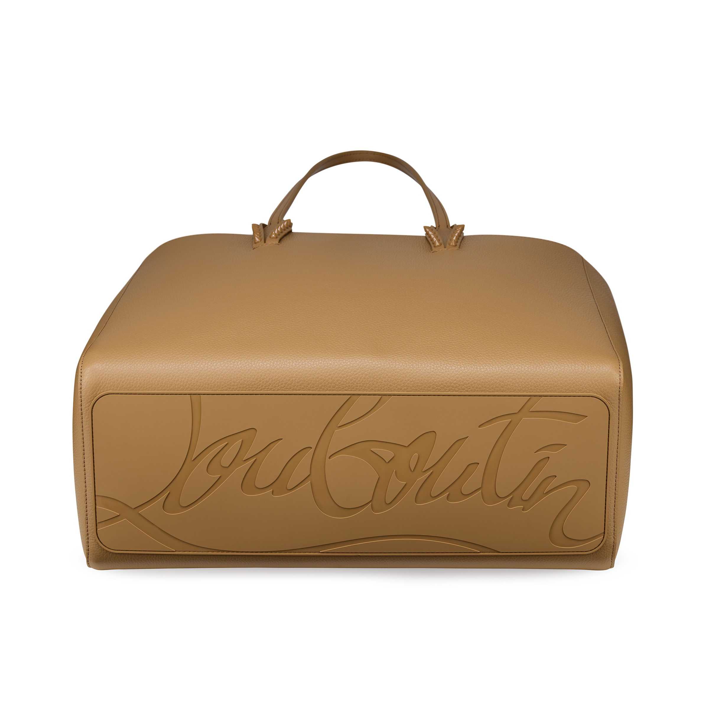 Cabata large - Tote bag - Soft calf leather and spikes