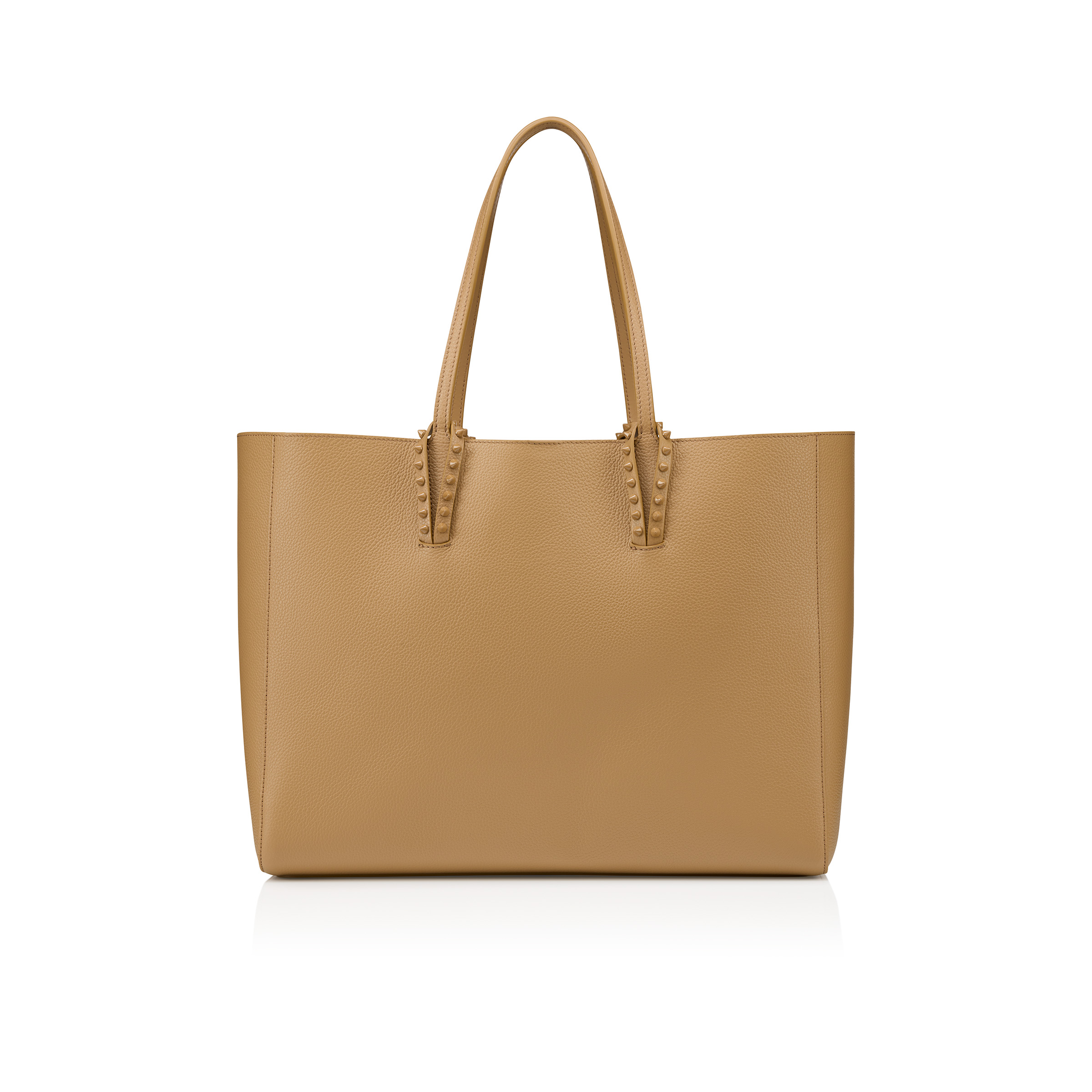 Cabata - Tote bag - Grained calf leather - Black - Christian