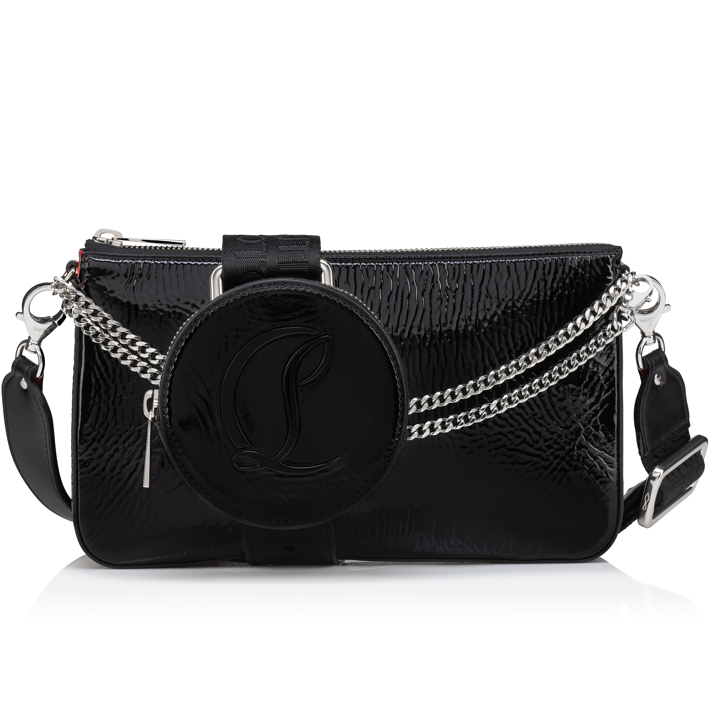 最新情報 bag Crossbody - Loubila - Black - leather patent Vog バッグ