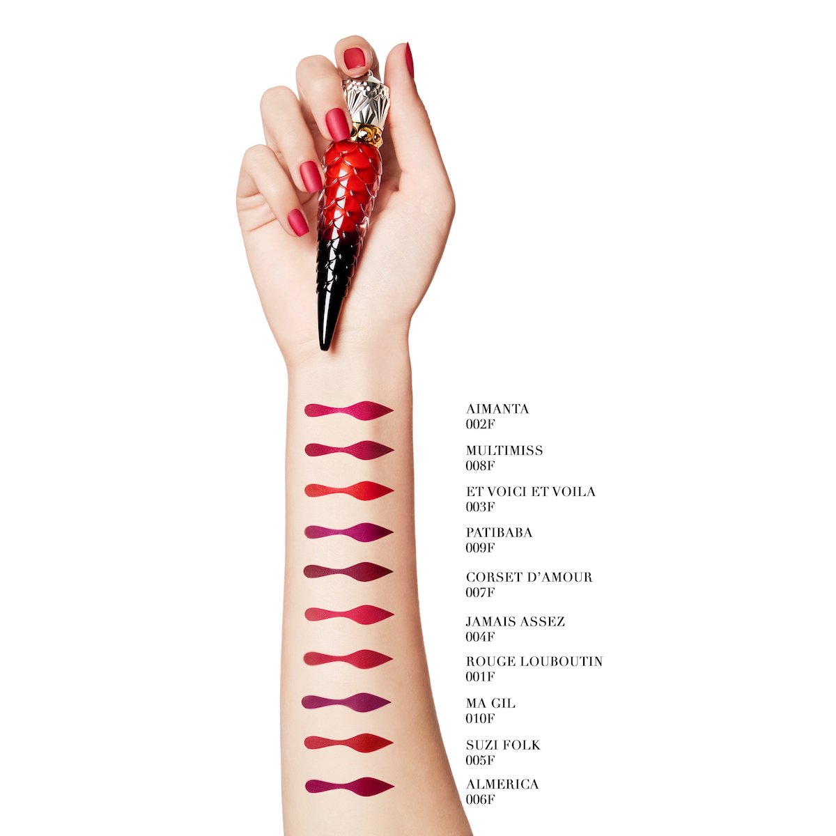 louboutin lipstick swatches