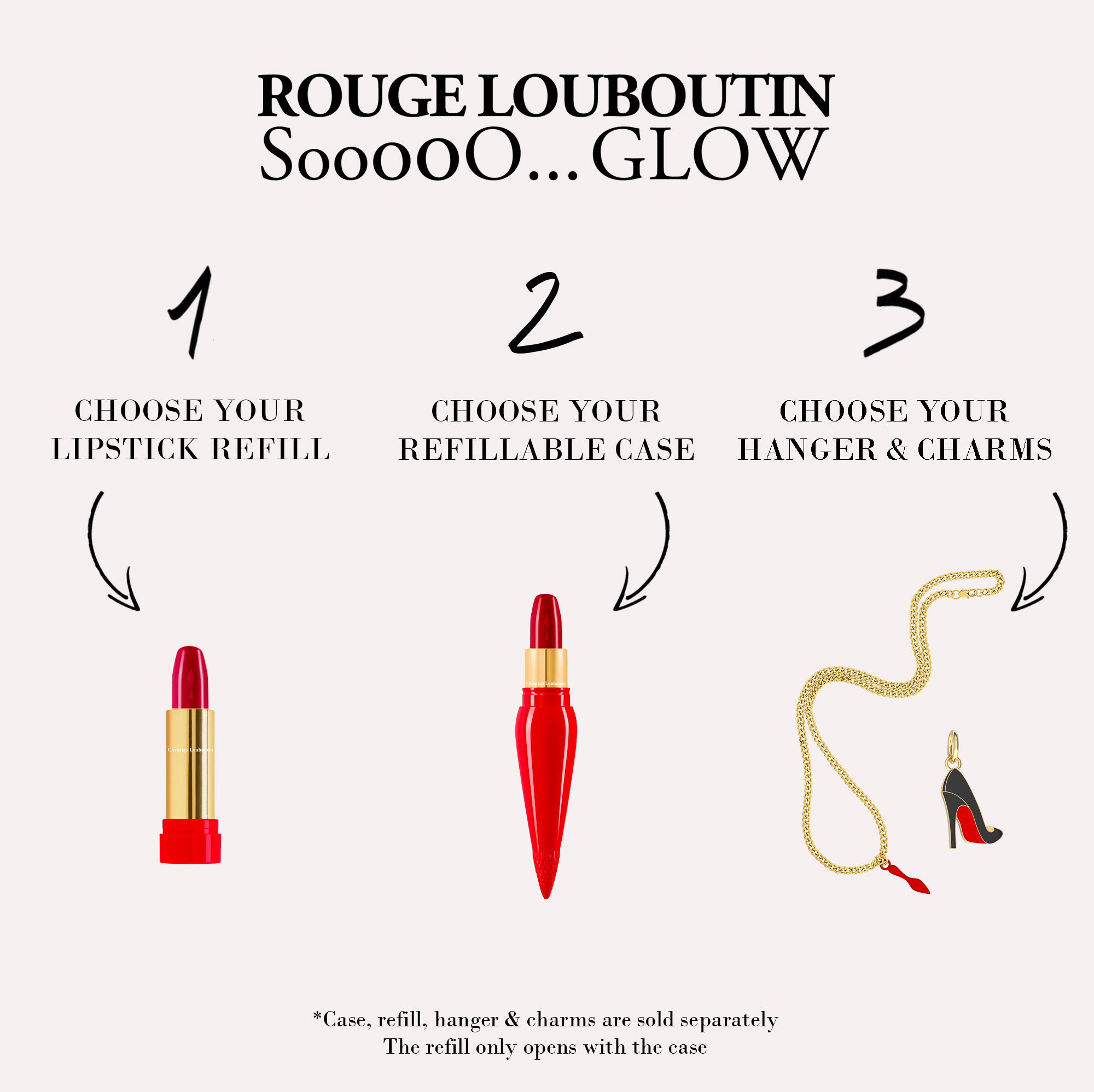Rouge Louboutin SooooO…Glow - Lipstick refill - Crazy Pale 015G
