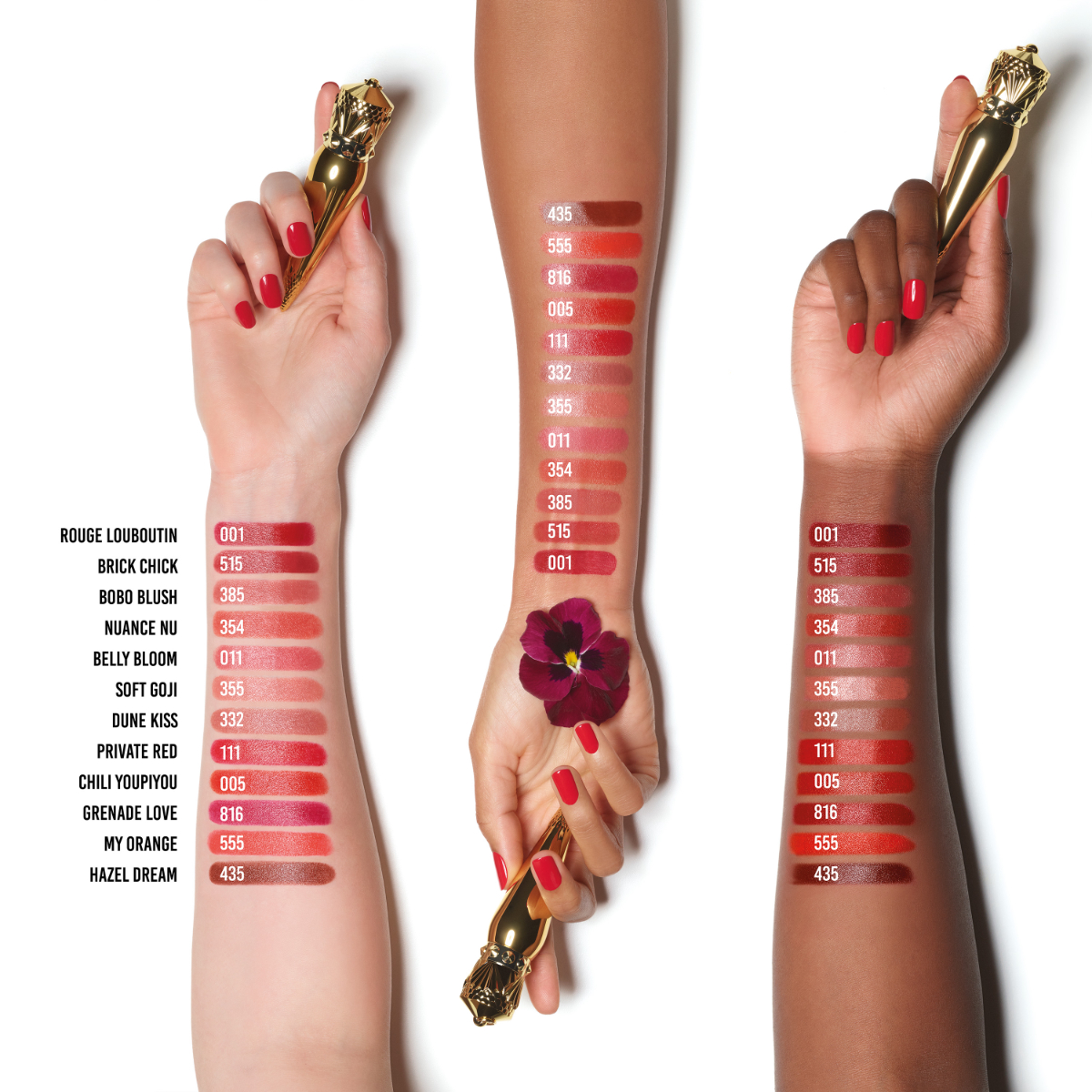 Rouge Louboutin Silky Satin On The Go