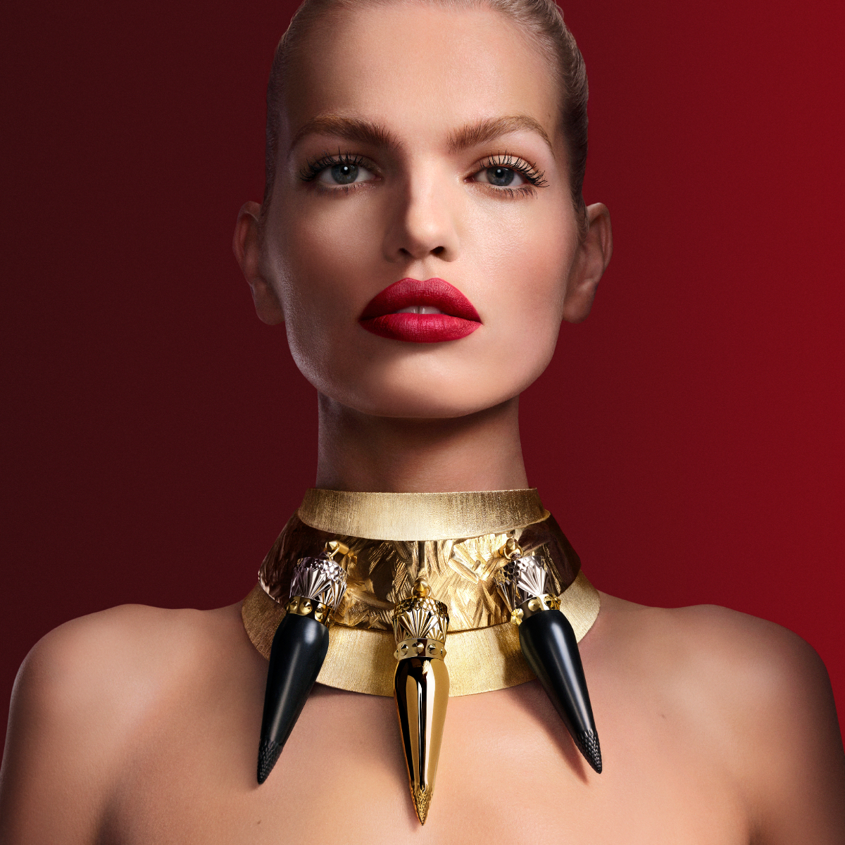 Christian Louboutinリップカラー ドラマドゥス 005m Rouge Louboutin Velvet Matte - Matte lipstick - Red Dramadouce