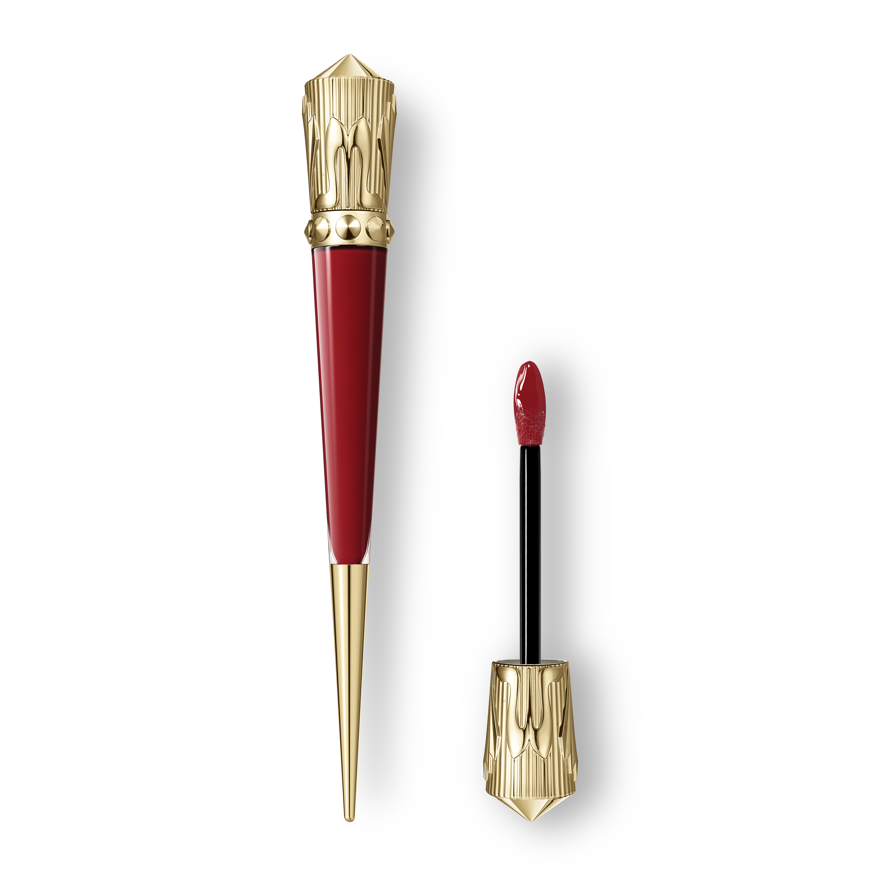 Rouge Stiletto Vinyl Gloss Rouge Louboutin 001V Rouge Louboutin