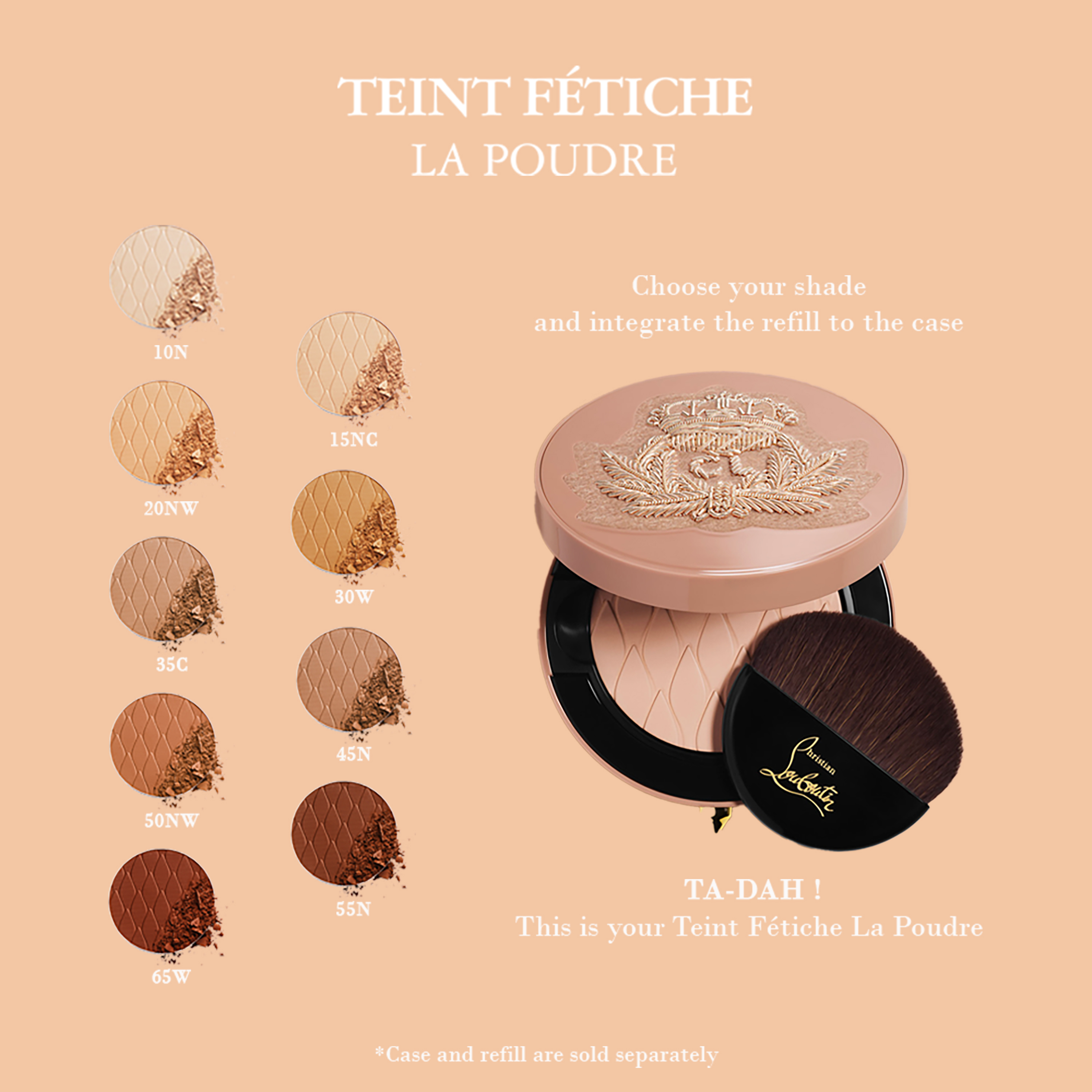 Teint Fétiche La Poudre - Limited Edtion Foundation case - Nude