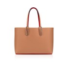 Cabata small - Tote bag - Calf leather - Black - Christian Louboutin United  States