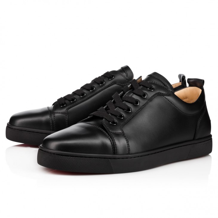 engagement kabel Sudan Louis Junior - Sneakers - Calf leather - Black - Christian Louboutin