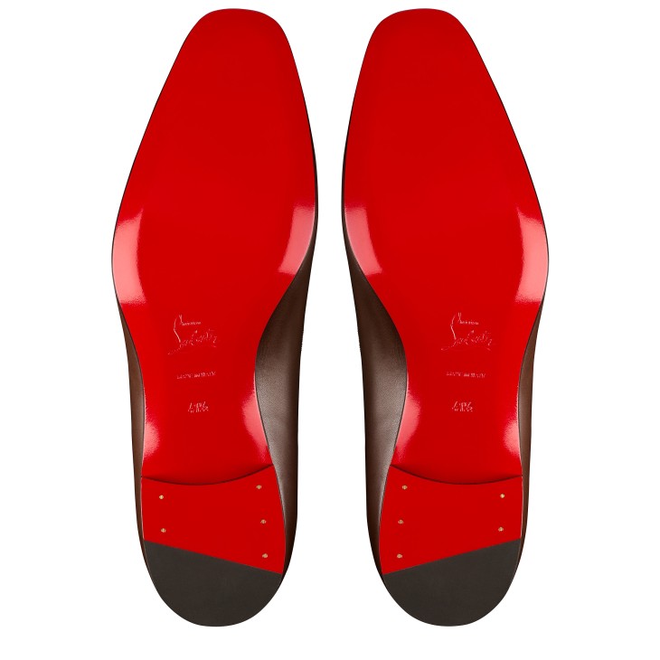Christian Louboutin Dynodent Flat Black/gun Metal Suede