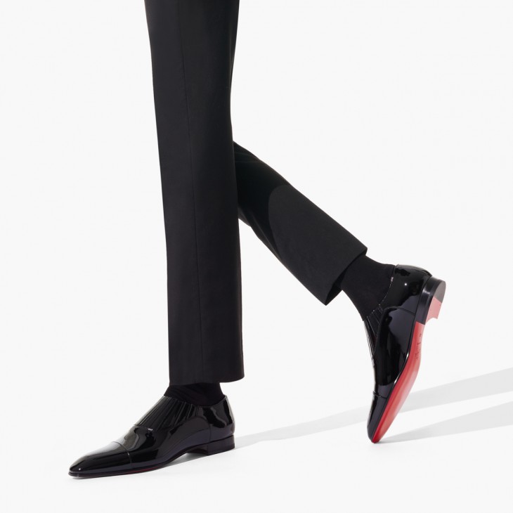 Greg On Lace-up shoes - Patent - Black - Christian Louboutin