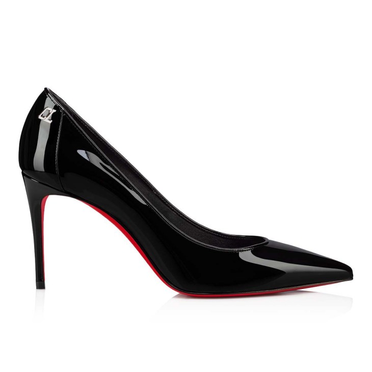 Christian Louboutin Black Patent Kate 85 Heels