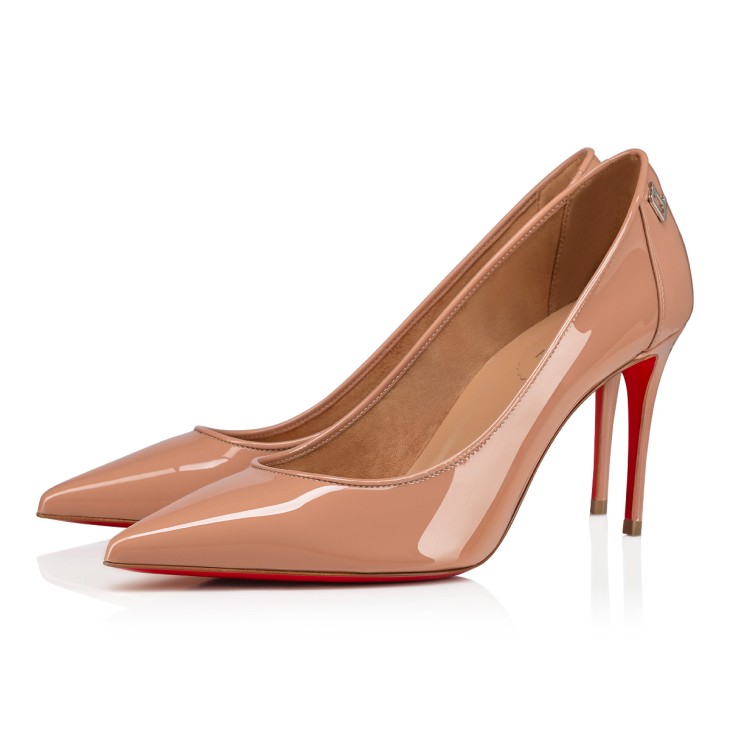 Sporty Kate - 85 mm Pumps - Soft patent calf - Blush - Women