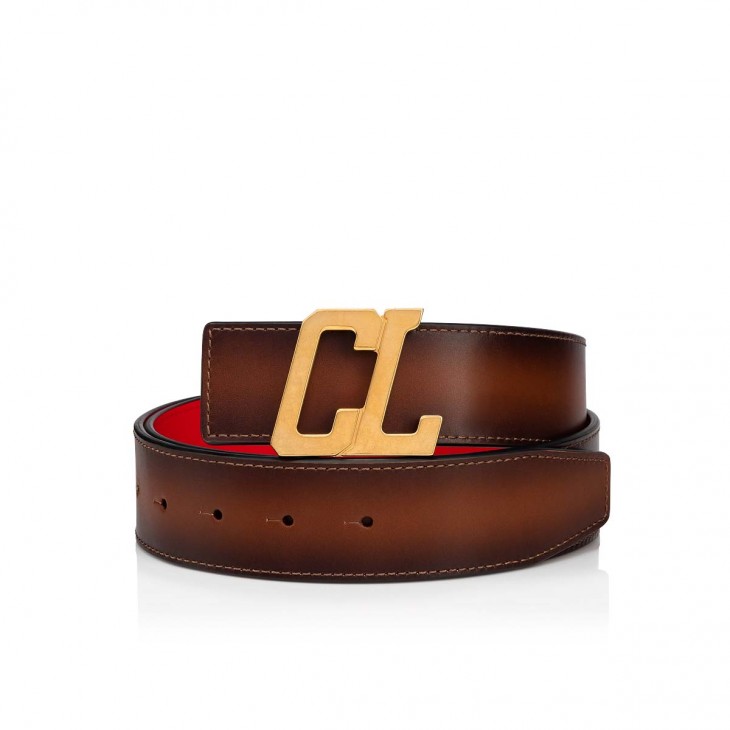 Christian Louboutin Loubi Leather Belt