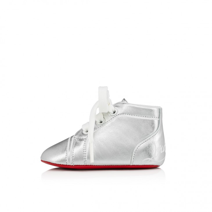Christian Louboutin Kids Funnyto Glitter Low-top Sneakers - White - 32