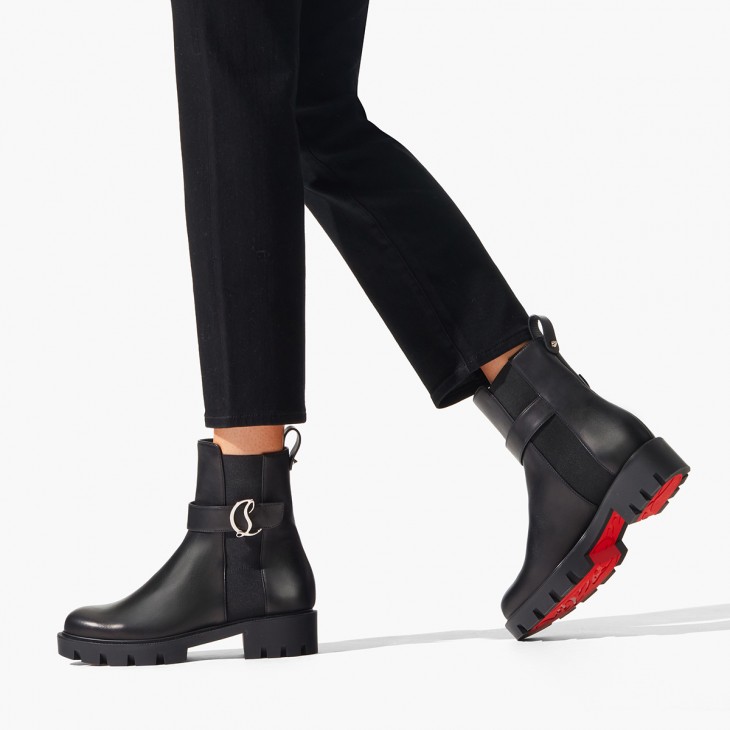 CL Chelsea Lug - Low boots Calf leather Black - Christian Louboutin