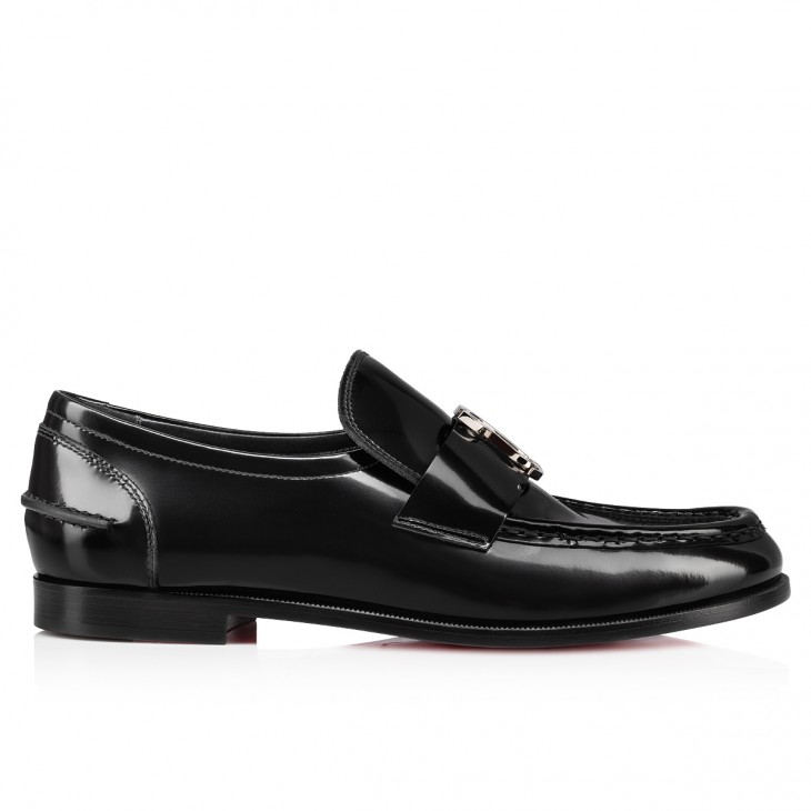 CL Moc Dune - Loafers - Calf leather - Black - Christian Louboutin