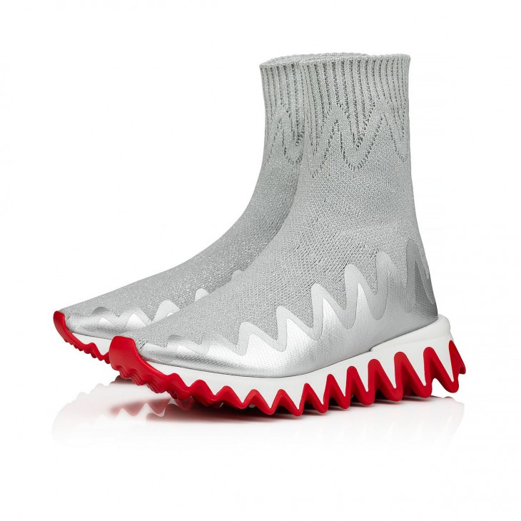 Christian Louboutin Kid's Mini Shark Runner Sneakers