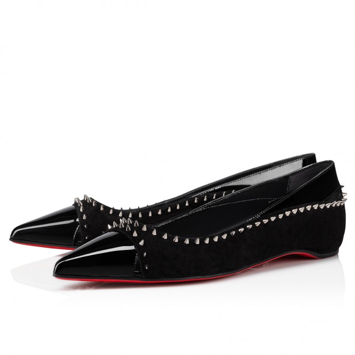Dandelion Spikes - Loafers - Veau velours - Black - Christian Louboutin  United States