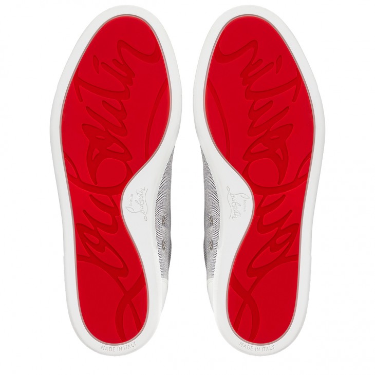 Christian Louboutin F.A.V Fique A Vontade Slip-On Sneakers - White - 43
