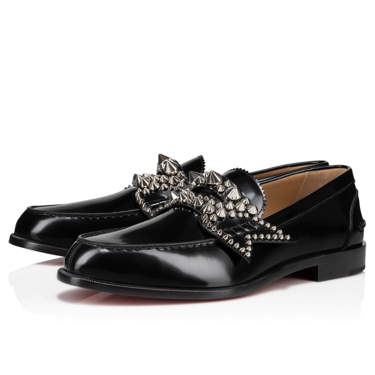 Christian Louboutin Black Patent Leather Pigalle Spikes Pumps Size 39  Christian Louboutin