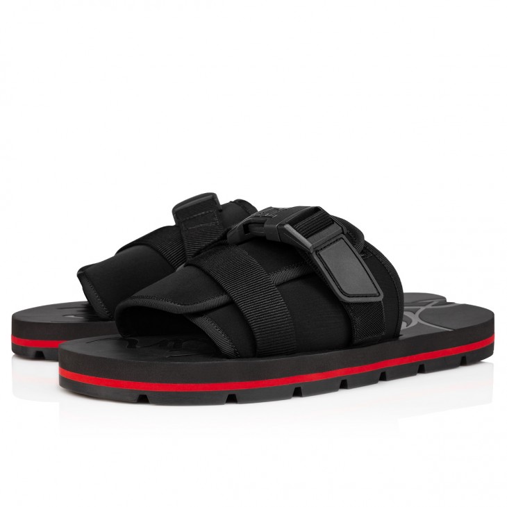 Summer Loubishark Sandals in Black - Christian Louboutin