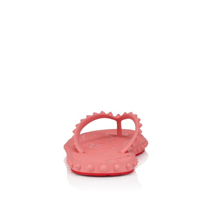 ルブタン　サンダル Super Loubi Flip - Thongs - Rubber - Grapefruit - Women