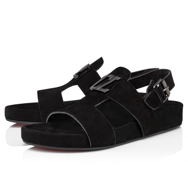 Varsibuckle Bizz - Sandals - Leather Black - Christian Louboutin