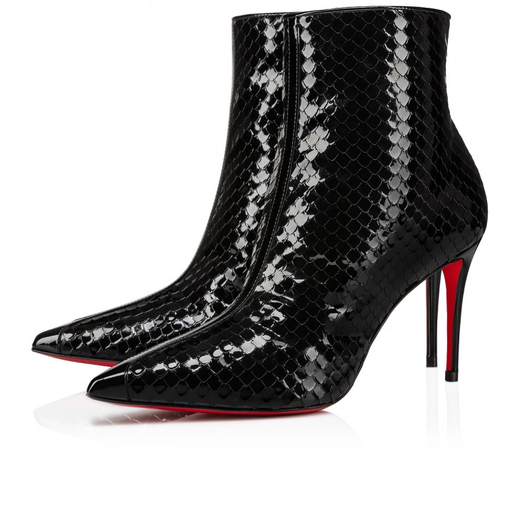 Christian Louboutin Kate Leather Boots 85 - Black - 38.5