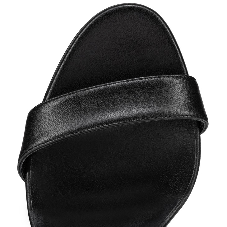 Loubigirl - 85 mm Strappy sandals - Lamb nappa leather