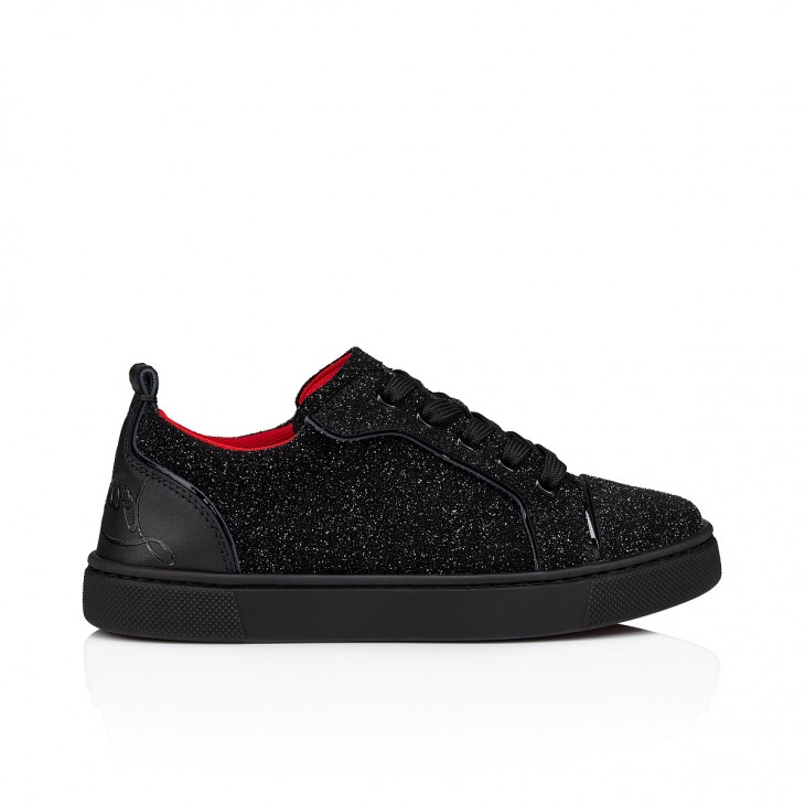 Christian Louboutin Kids Funnyto Glitter Low-top Sneakers - White - 32