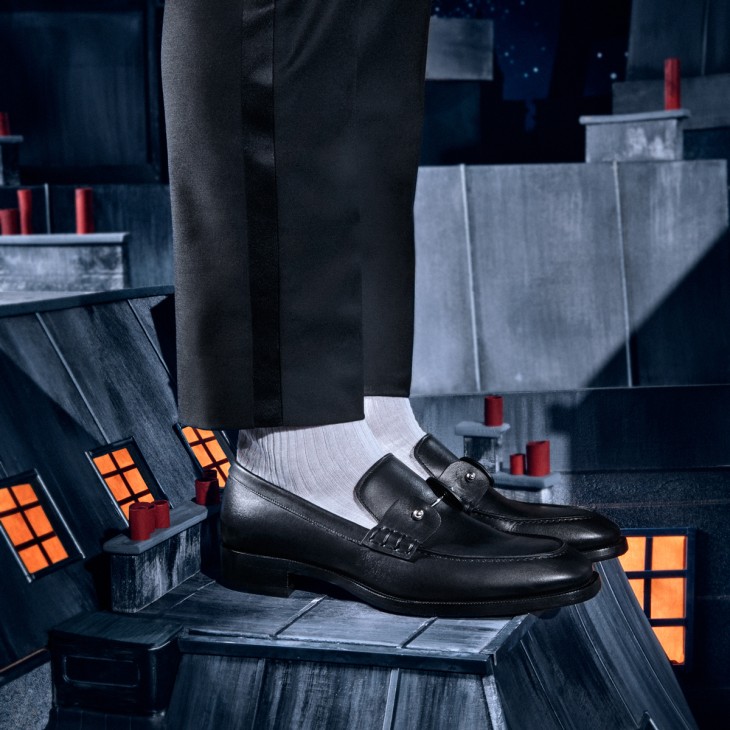 Christian Louboutin ルブタン メンズ メダリオンシューズ43 Chambelimoc - Loafers - Calf leather - Black - Men - Christian