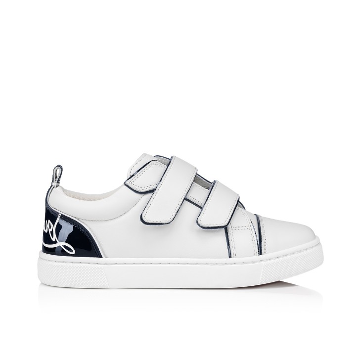 靴 ChristianLouboutin 35 Funnyto Scratch - Sneakers - Patent calf leather - Bianco