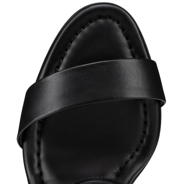 正規店買付【ルブタン】Miss Jane Leather Sandal Miss Jane Sandal - 85 mm Sandals - Pearlescent patent calf
