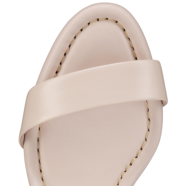 Miss Jane Sandal - 85 mm Sandals - Nappa leather - Leche - Women