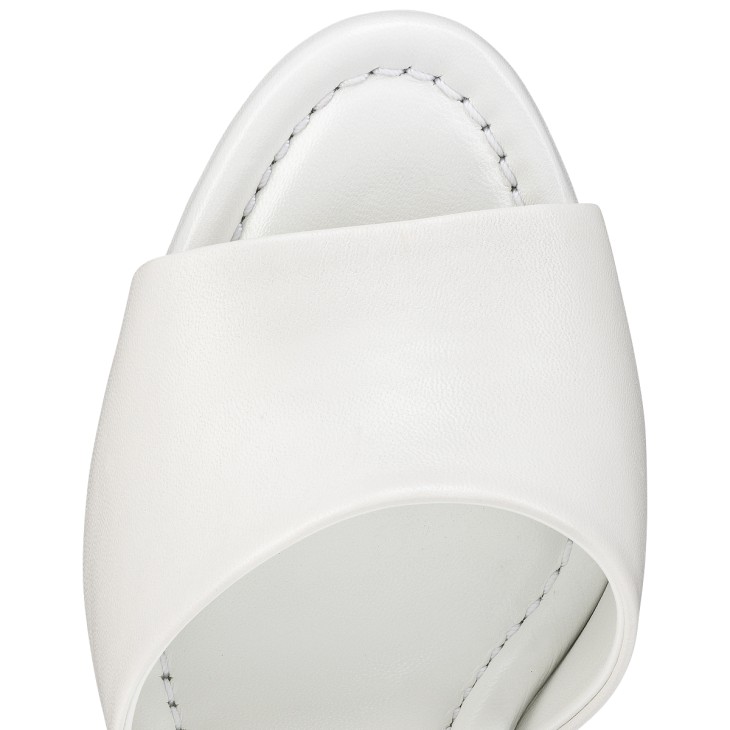 Jane Mule - 85 mm Mules - Lamb nappa leather - Bianco Jane Mule - 85 mm Mules - Lamb nappa leather - Bianco