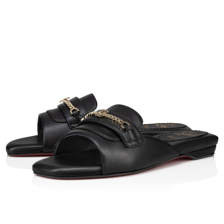 Miss MJ Mule Mules Nappa leather Black Women Christian