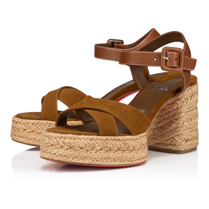 Calakala - 85 mm Espadrilles - Suede and calf leather - Rhea