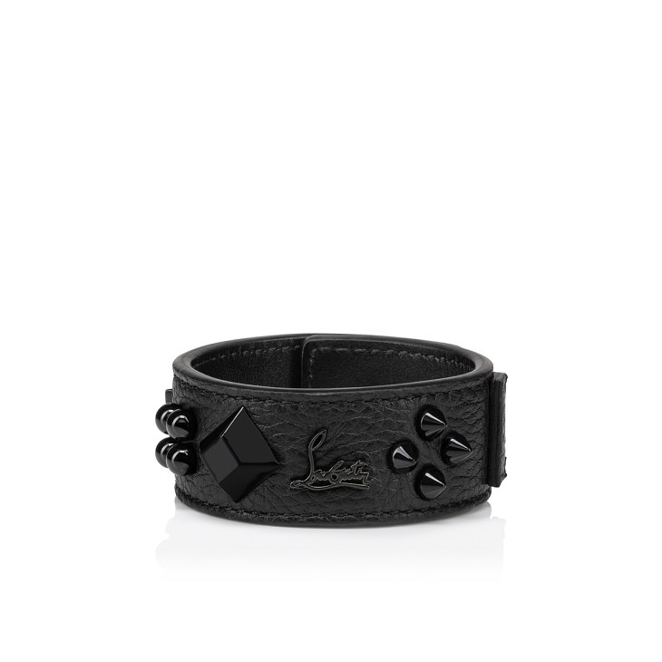 最安 Paloma - spikes and leather calf Grained - Bracelet アクセサリー