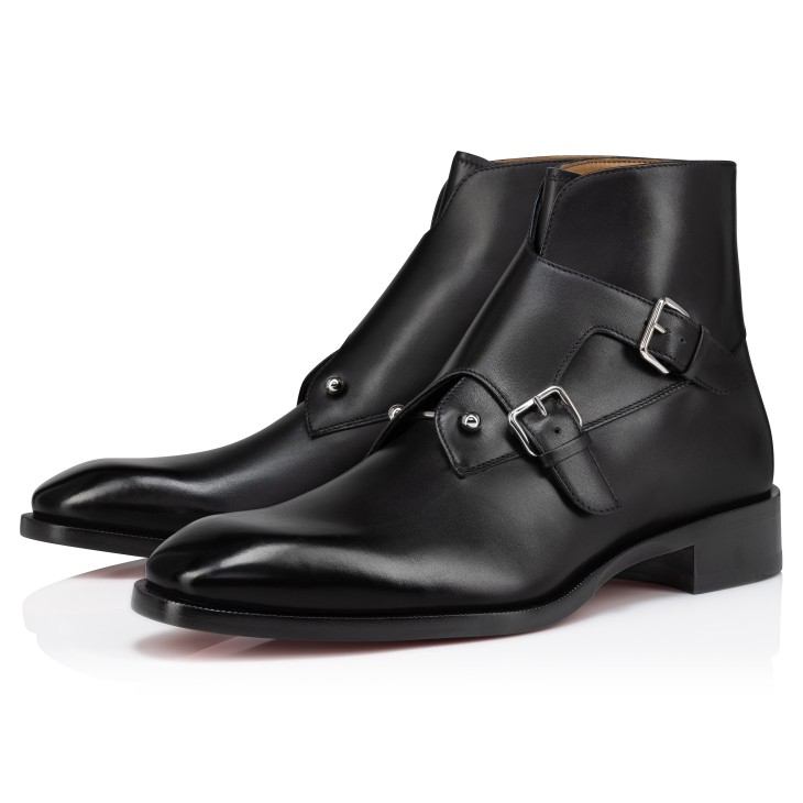 Chambelimonk Boot - Boots - Calf leather - Black - Men 