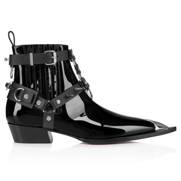 Chesteviss - Boots - Patent leather - Black - Men