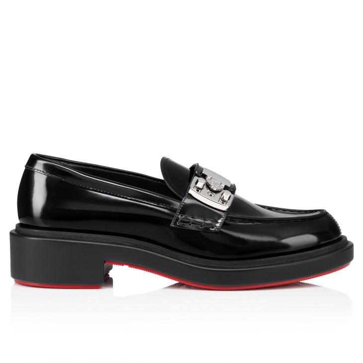 Urban Moc Lock - Loafers - Abrasivato calf leather - Black