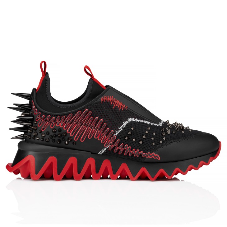 【初回限定】 Running - Sharkymax Sneakers fabric leather, Calf - 靴