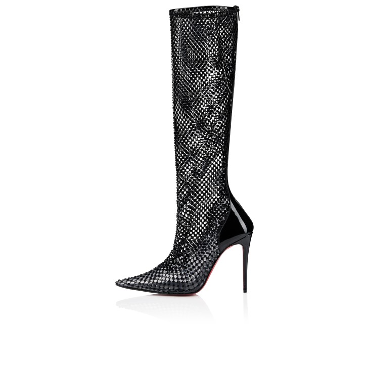 Kate Max Botta Mesh Strass - 100 mm Boots - Mesh squared and Kate Max Botta Mesh Strass - 100 mm Boots - Mesh squared and