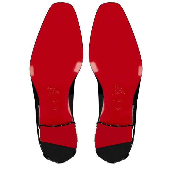 関税込み【Christian Louboutin】Dandy Atlas ローファー Christian Louboutin Men's Dandy Atlas Patent Leather Loafers