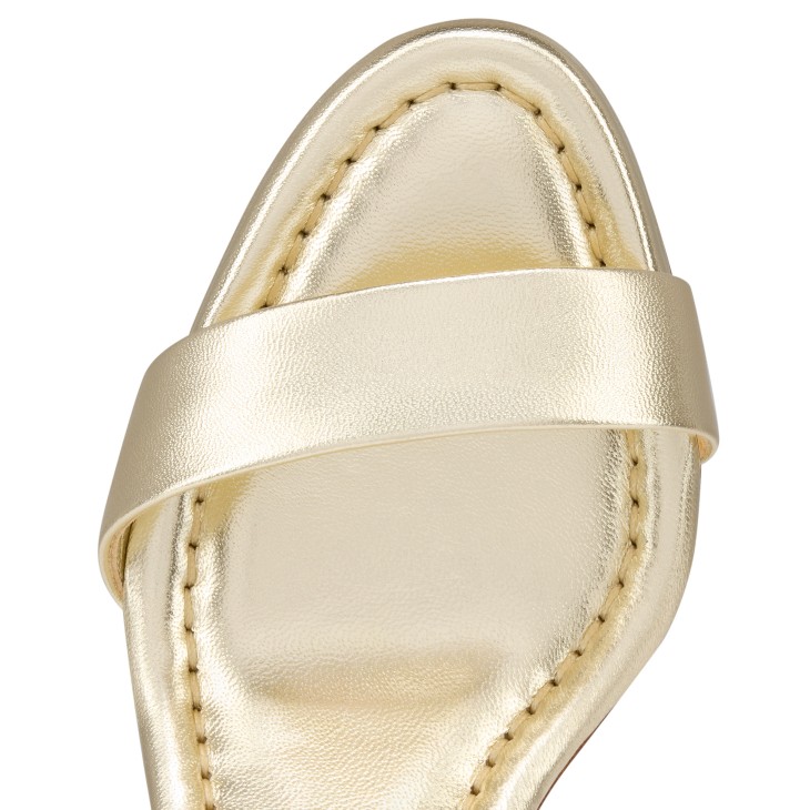 Miss Jane Sandal - 85 mm Sandals - Laminated calf leather